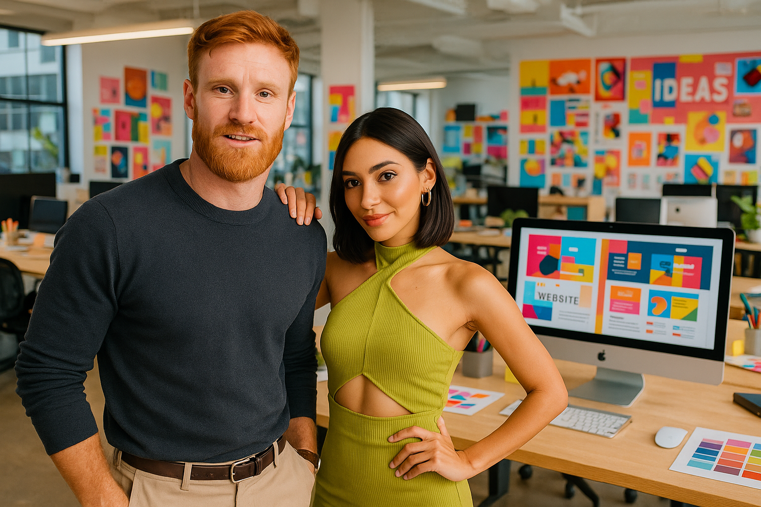 Andrew y Luz Gallie, fundadores de Maia Marketing